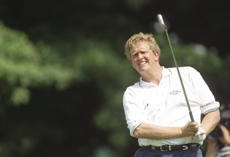 15 Jun 1997: Colin Montgomerie looks on during the U. S. Open at the Congressional Country Club in Bethesda, Maryland.